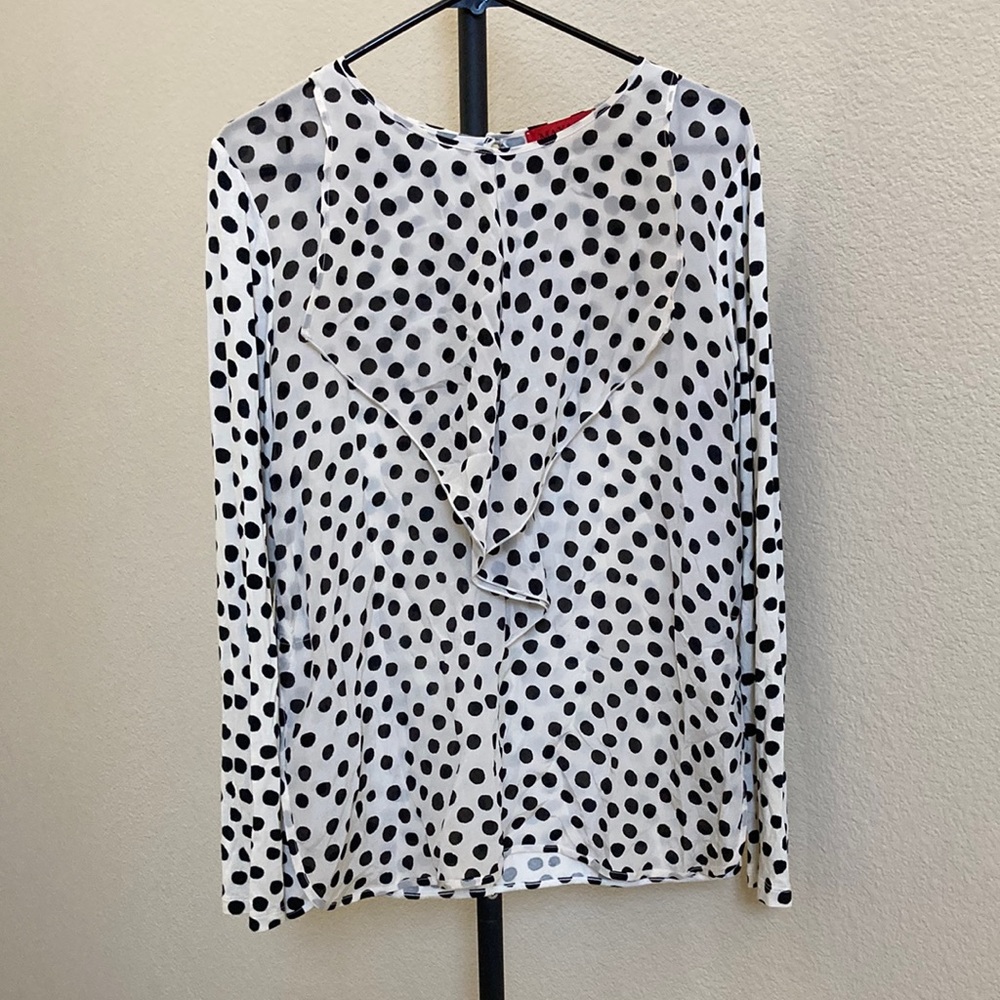 Polka Dot Max&Co Long Sleeve Women's Top